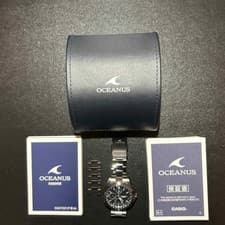 Casio Oceanus OCW-T2600B-1AJF Radio Solar Titanium Black Men's Watch Box Used