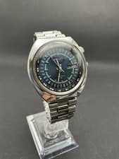 Vintage Seiko 7006-6039 Automatic Blue Dial 17J 31-Day Calendar