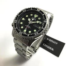 Citizen Promaster NY0040-50E Automatic Diver 200m Black Dial Steel Watch New