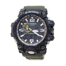 Casio G-SHOCK GWG-1000-1A3JF MUDMASTER Green Band Radio Solar Men Watch Japan