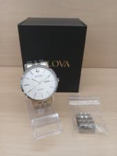 Bulova 96C140 Automatic Day-Date Stainless Steel Men’s Watch Used