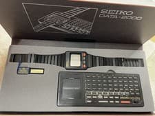 SEIKO DATA2000 Watch Operation Unconfirmed Box Manual