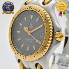Vintage [Exc+5] TAG Heuer SEL Professional WG1220-K0 Gray 34mm Quartz Mens Watch