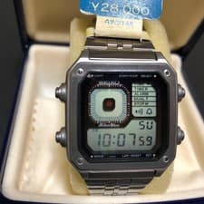 SEIKO DIGI-BORG ALARM CHRONOGRAPH G757-5010 Men's Watch Japan w/case NOS