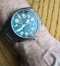 Citizen Promaster Tough Eco-Drive Watch Men 40mm Green Dial Titanium Date Runs