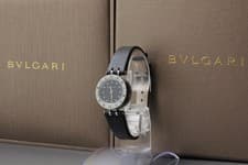 w/ Box [Near MINT] Bvlgari B Zero1 BZ23S 23mm Black Dial Quartz Woman From JAPAN