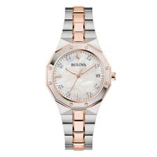 Bulova 98P235 Octagon Quartz Women's Watch