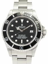 ROLEX Sea Dweller 16600 40mm Black Dial Stainless Steel Sapphire Card #T041