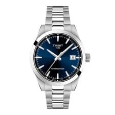 *BRAND NEW* TISSOT Gentleman Auto Blue Dial Stainless Men's Watch T1658071104100