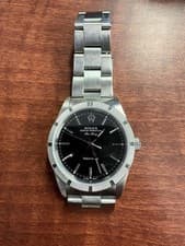 Rolex Air-King 14010 Silver Oyster Bracelet with Silver Bezel