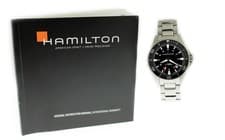 Hamilton Khaki Navy H823350 40mm Stainless Steel Black Dial Automatic Watch