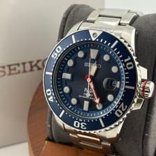 Seiko Prospex V157-0DF0 SNE549P1 Air Divers 200m PADI Solar Mens Watch Authentic