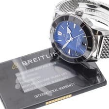 BREITLING SUPER OCEAN HERITAGE II B20 AB2030 44mm SS Blue Dial Automatic #C178