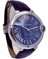 CARTIER Ballon Bleu 42mm Automatic Blue Dial Stainless Steel WSBB0025 Box&Papers
