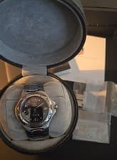 TAG Heuer WL111F.BA0701 Quartz Blue Dial Silver Band Date Box Papers