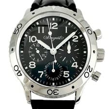 Breguet Aeronavale XX 3800 Watches Silver Mechanical Automatic blackDial men...