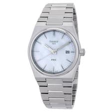 Tissot PRX Quartz White MOP Dial Ladies Watch T1372101111100