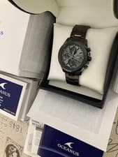 Casio Oceanus Classic Line Quartz Solar World Time Mens OCW T4000BA 1A3JF