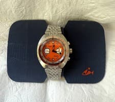 Doxa Sub Stainless Steel Orange Dial 43mm Manual Men’s Watch T-Graph Sub 200 NIB