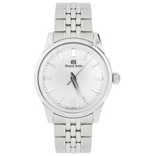 Grand Seiko Elegance Stainless Steel Silver Dial 37.3mm SBGW305G Full Set