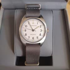 Hamilton H76419951 Khaki Pilot Pioneer Mechanical Timepiece Silver Mesh