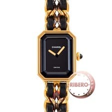 CHANEL Watches Premiere S size H0001 Gold Plated Free Shipping
