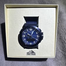 Casio PRW6600Y-1A9 51.5mm Black Stainless Steel Case with Black Silicone...