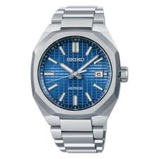 Seiko Astron SBXY061 Solar Radio Pure Titanium Blue Dial Calendar Mens Watch