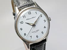 [New crystal] 1977 Rare Blue Dial CITIZEN Homer second setting Rail watch #175