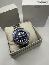 Seiko Prospex Samurai SRPC93 Blue Automatic Diver 200m Full Set Mint