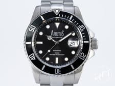 *Very Rare* NEW Arbutus Deep Blue Black Dial Automatic Watch AR1907SBS w/ B&P