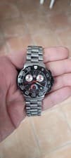 TAG Heuer CAC1110.BA0850 Mens Formula 1 Series Chronograph Watch Black Silver 8"