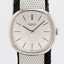 IWC 4186 2168340 Ladies Manual Movement Working Vintage Dress Watch Silver Rare