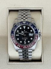 2024 Rolex GMT-Master II 126710BLRO Jubilee Bracelet with Red and Blue Bezel Ful