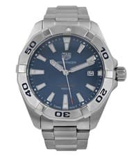 TAG Heuer Aquaracer WBD1112.BA0928 Blue Dial 300 Meters Date 41MM Men's Quartz