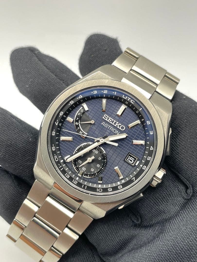 Seiko Astron Nexter 8B63-0BH0 SBXY065 Quartz Titanium Mens Watch Frrame #0001