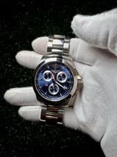 Longines Conquest Chronograph Steel Date Divers Quartz Mens Watch L3.700.4.96.6