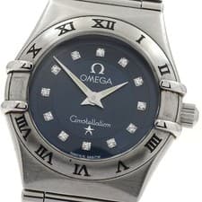 OMEGA 1563.85 Constellation Quartz Ladies Watch From Japan G0419
