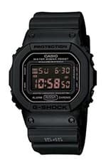 Casio G-Shock DW5600MS-1 Black Red Eye Digital Watch Used From Japan