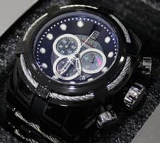 Invicta Men's 14425 Jason Taylor Analog Bolt Display Swiss Quartz Black Watch