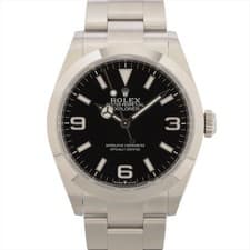 Rolex Explorer 40 224270 SS SS AT black dial 1 Extra Link