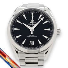 Omega Seamaster Aqua Terra 41mm Automatic Men's Watch Black Dial 3Year Warranty