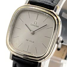 Omega De Ville Ladies Watch Silver Dial Hand-Wind Used