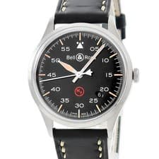 Bell & Ross Vintage Military BRV1-92 Black Date Automatic Men's Watch