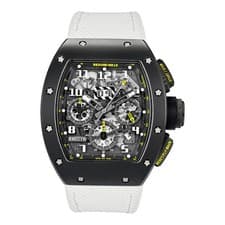 Richard Mille RM 011 Watch 50MM Skeleton No Markers Dial Carbon
