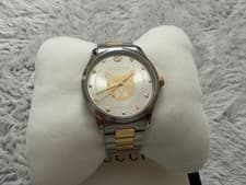 Gucci G Timeless YA126595 Men's 38mm Quartz Watch Gold Unisex Pre-Owned