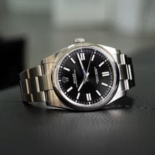 Rolex 124300 Oyster Perpetual Black Dial Stainless Steel Watch