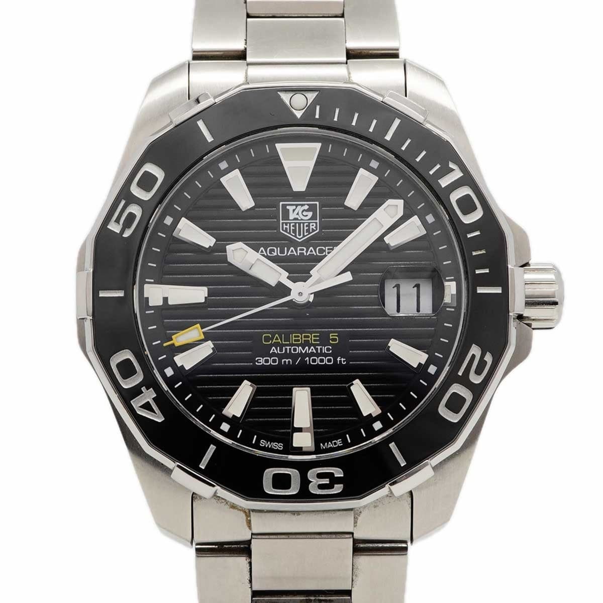 Tag Heuer Aquaracer WAY211A Black Dial Stainless Steel Men's Watch