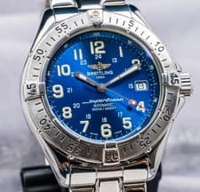 Breitling Superocean 42 mm Blue Dial SERVICED Auto Steel Professional A17040