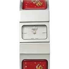 HERMES Location LO1.110 Silver WATCH 726479